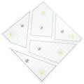 5pcs Plastic Quilting Template Ruler for Fabric Cutting and Sewing