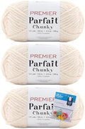 Premier Parfait Chunky Chenille Yarn 3 Pk Bundle with Bella's Crafts