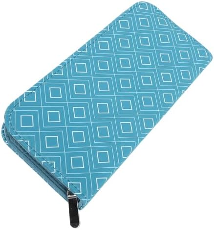 Knitting Needle Case Portable Storage Organizer Bag Rhombus Lattice