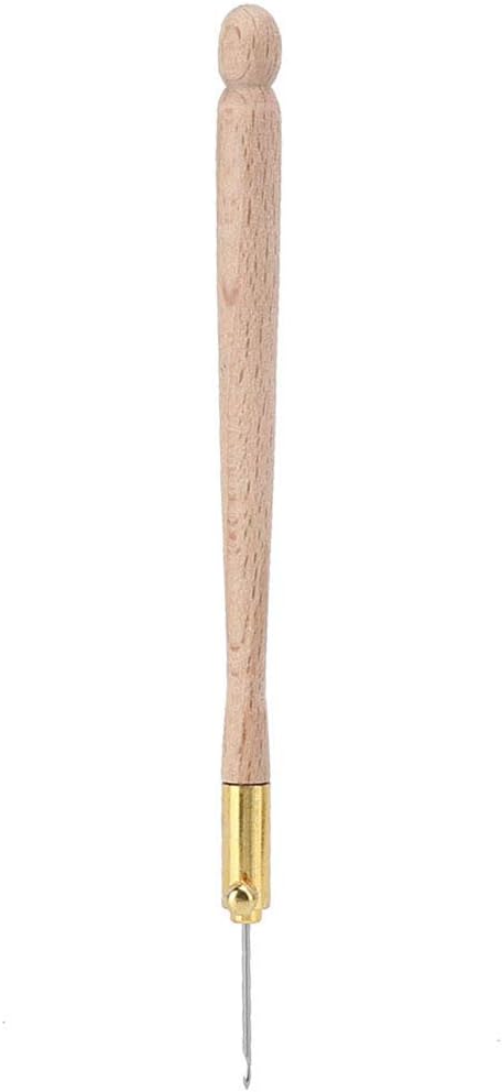 Ergonomic Tambour Crochet Hook Beech Wood, 12 PCS