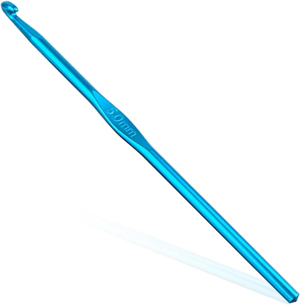 5 mm Crochet Hook, Crochet Needles for Yarn, Aluminum Ergonomic