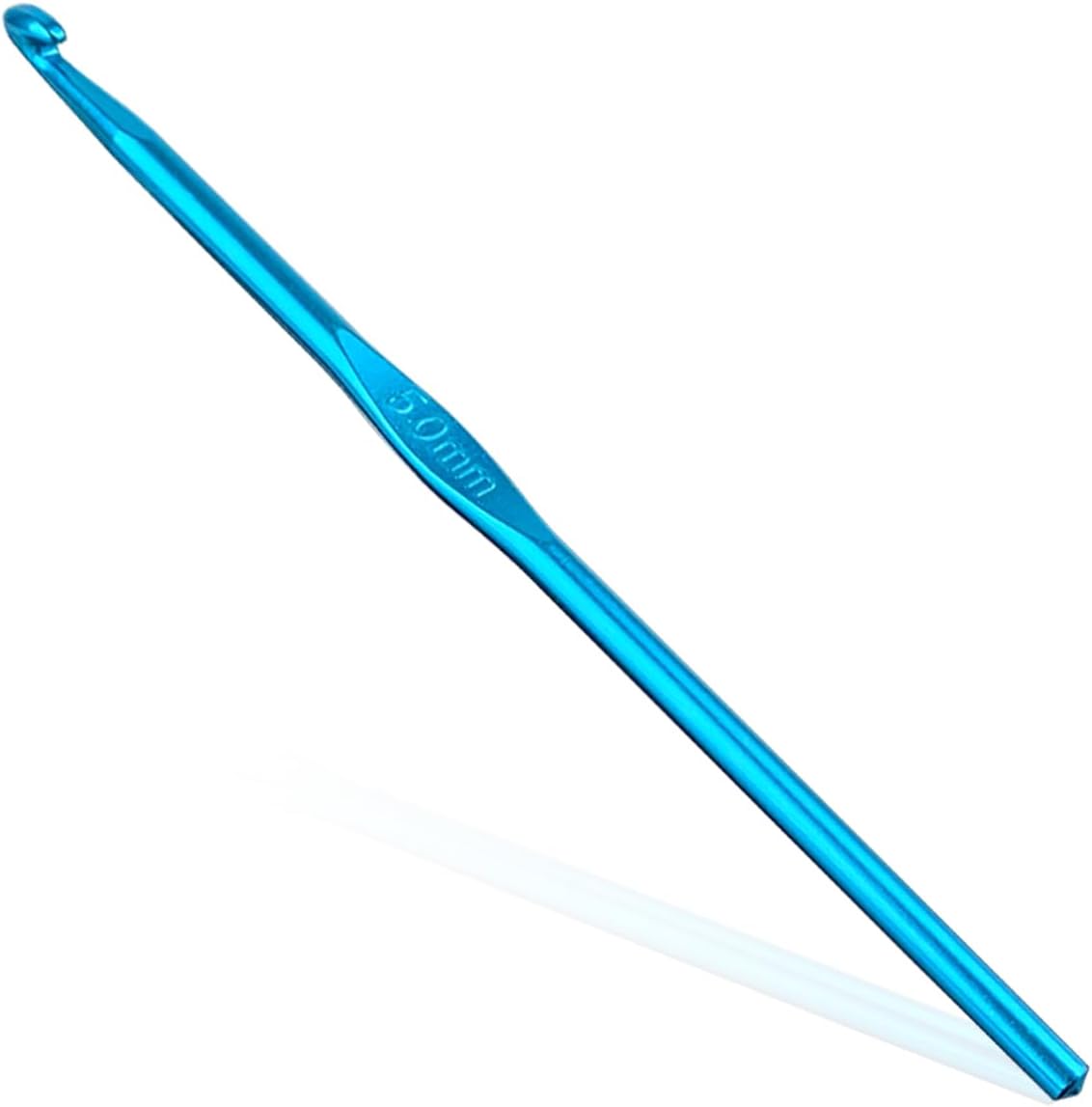 5 mm Crochet Hook, Crochet Needles for Yarn, Aluminum Ergonomic