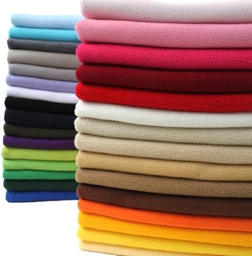 Solid Polar Fleece Fabric Anti Pill Patchwork Polyester Plush Fleece