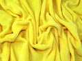 Minerva Crafts Anti Pill Polar Fleece Fabric Bright Yellow - per Yard
