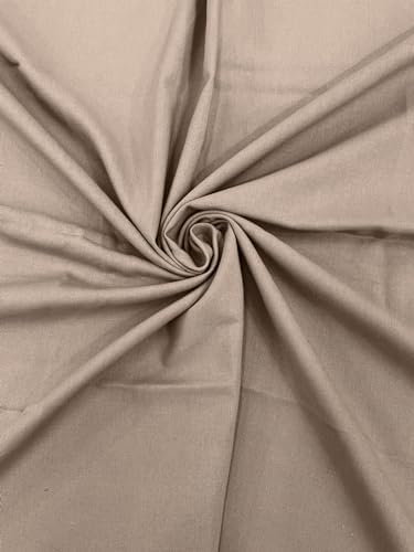 New Creations Fabric & Foam Inc, Medium Weight Natural Linen Fabric/50