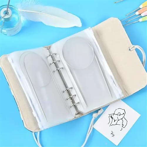 Durable PVC Circular Needle Storage Case Needle Box with 12 Zippered