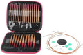 Compatible for Interchangeable Knitting Needles Carbonized Bamboo Set