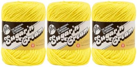 Bulk Buy: Lily Sugar 'n Cream Solids 100% Cotton Yarn (3-Pack)
