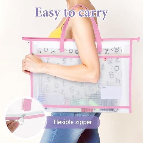 3 Pack Sewing Project Bags, 17.72x12.99 Inches