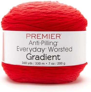 Anti-Pilling Everyday Worsted Gradient 2115-02 Red Tones