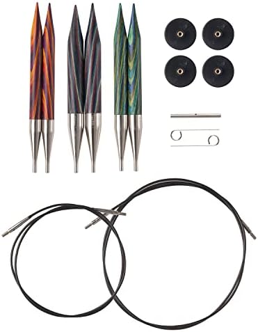 Knit Picks Mosaic Wood Bulky Interchangeable Knitting Needles Set US