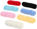 7 Rolls Cotton Yarn 8ply for Crochet Knitting DIY Projects
