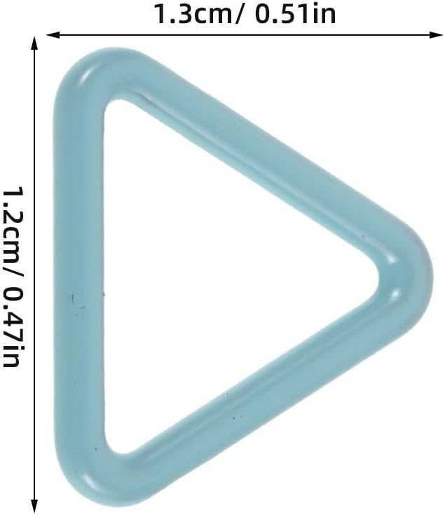 30Pcs Triangle Metal Stitch Markers for Knitters and Crocheters