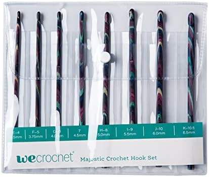 Knit Picks Majestic Wood Crochet Hook Set - 8 Sizes US E-K