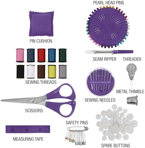 SINGER Fashion Repair & Travel Sew Kit: Premium Portable Emergency