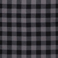Mook Fabrics Buffalo Plaid Flannel [43in. Wide], Silver Cut by The