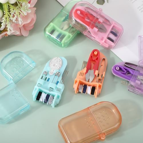 Solsew 20 Pieces Mini Travel Sewing Kit Bulk Portable Emergency Repair