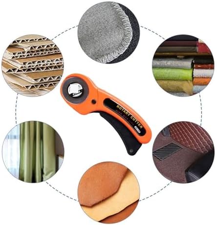 Rotary Cutting Machine, 45mm Rotary Cutter Set Leather Craft Cutting