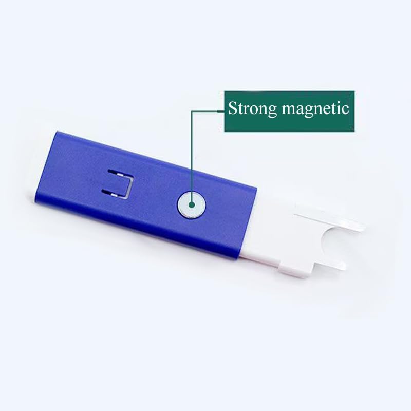 Bequilter Sewing Machine Needle Threader, Strong Magnet, Blue