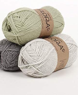 65% Wool 35% Alpaca Yarn, Drops Flora, 1 or Superfine, Fingering