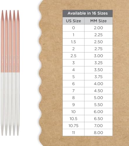Knitter’s Pride Rosemist Double-Point Needle 8”(20cm) - US 6(4mm)