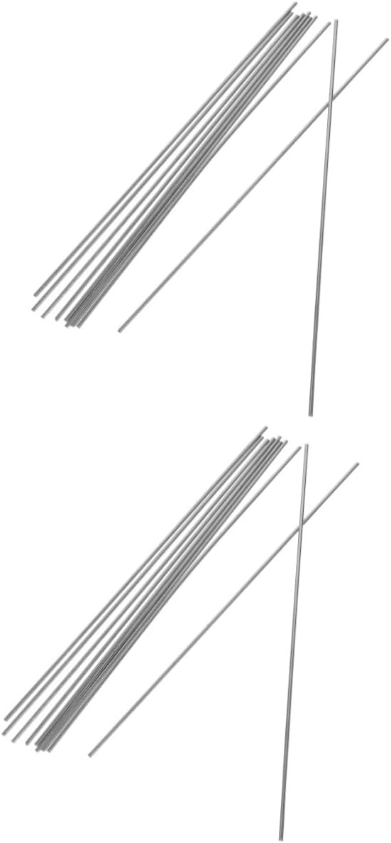 TEHAUX 2sets Blocking Board Pegs Stainless Steel Rod Pins Set of