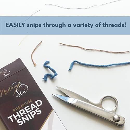 Madam Sew Thread Snips for Sewing – Spring Action Thread Cutter Tool