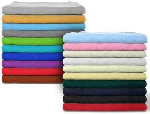 20 Pcs Knitted Polar Fleece Fabric 20 x 20 Inch Solid Color Anti Pill