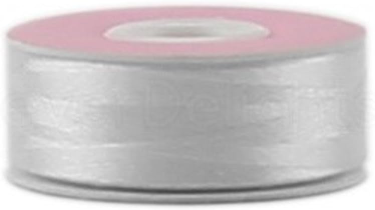 CleverDelights White Size L Prewound Bobbins - 144 Pack - Cardboard