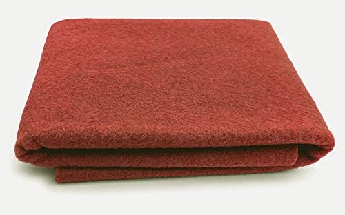 Spiced Cider Red - XXL Wool Sheet - 100% Virgin Wool - 36 in x 36 in