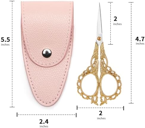4.7 INCH Mini Stainless Steel Embroidery Scissors, Sharp Pointed Tip