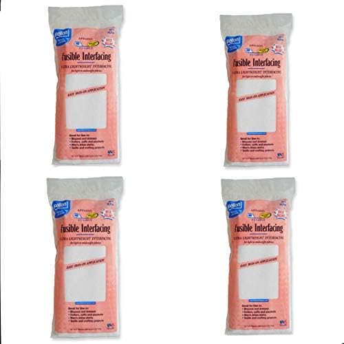 Pellon PLF36 Ultra Lightweight Fusible Interfacing, White, 15"