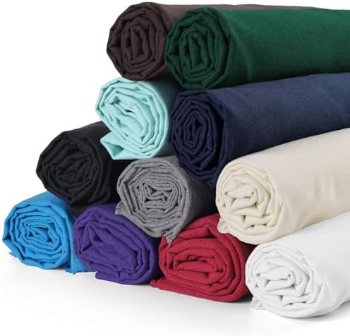 12oz Heavy Duty Canvas Fabric, 59" W Natural Cotton Duck Cloth 3 Yards