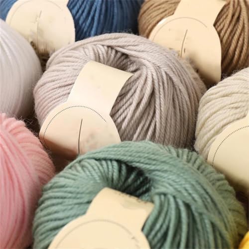 400G 8-Piece Wool Polyester Blend Yarn For Hand Knitting And Crochet
