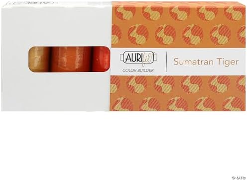 Aurifil Mako Cotton Color Builders - 40 wt. - Sumatran Tiger Orange
