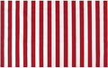 Mybecca Stripe Canvas Canvas Oxford Polyester Fabric 60" RED/White