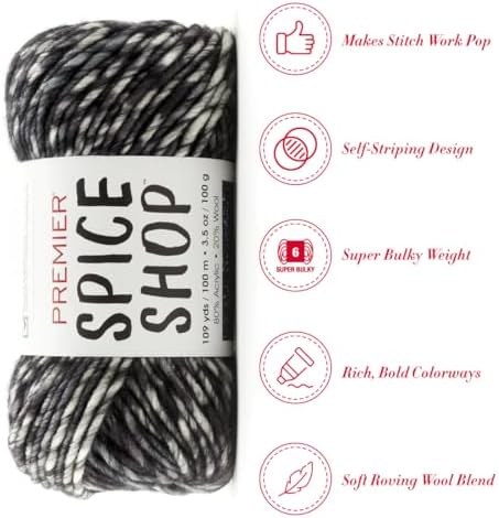 Premier Yarns Spice Shop, Super Bulky Yarn for Crocheting and