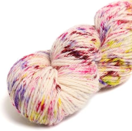 100% Baby Alpaca Yarn Wool 100g Hank DK Weight Hand Dyed Made in Peru