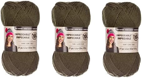 Loops & Threads Impeccable Yarn 4.5 oz Deep Forest (3-Pack)