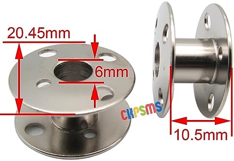 ckpsms Brand - Metal Bobbins #172222 Compatible with Singer Class