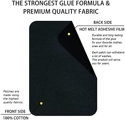 Fabric Repair Patches Iron-on Patches for Clothing Inside & Outside
