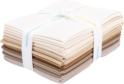 Confetti Cotton Solids Neutral 12 Fat Quarters Riley Blake Designs