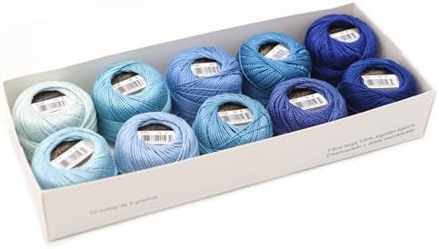 Size 8 Double Mercerized Egyptian Long Staple Cotton Pearl Thread Ball