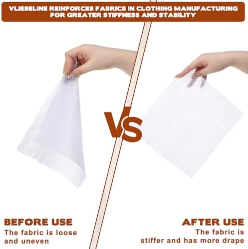Iron-On Fusible Interfacing 40 Inch X 2 Yards 50g Heavy Weight