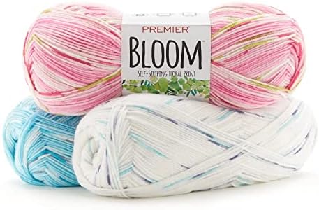 Premier Yarns Bloom DK Weight Yarn, Self-Patterning, Ideal for