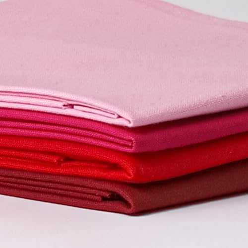 18 * 21inch Cotton Fabric Premium, Solid Precut Fabric Pure Quilting