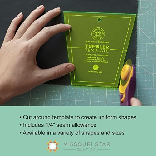 Acrylic Quilting Template Set of 3, Octagon | Assorted Sizes for Use