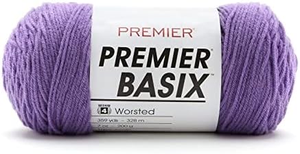Premier Yarns Basix, Solid Worsted Yarn, Made of Acrylic, Ideal Yarn