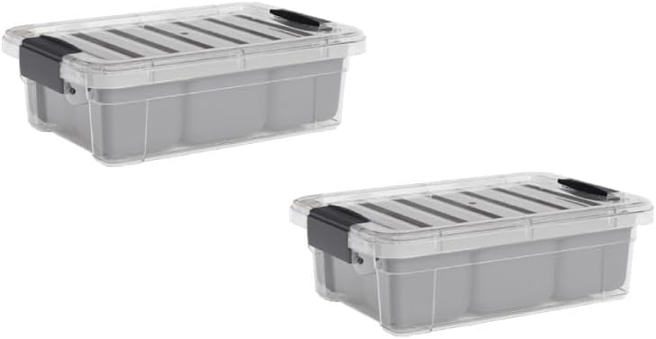 Superio Mini Storage Container Organizing Bin with Removable Tray