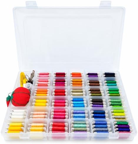 Peirich Embroidery Floss Kit with Pre-Wound Bobbins, Friendship